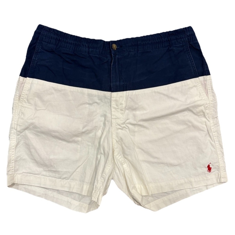 Polo Ralph Lauren Short Mens Large Classic Fit 6" Colorblock Draw Strings